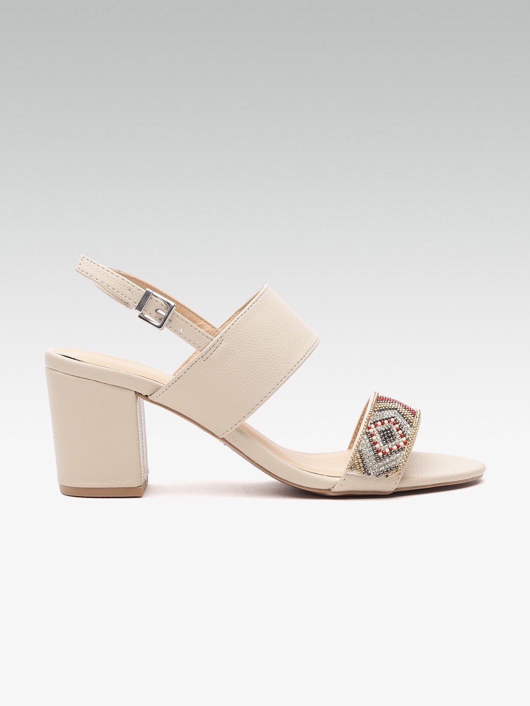 

DOROTHY PERKINS Women Beige Solid Sandals