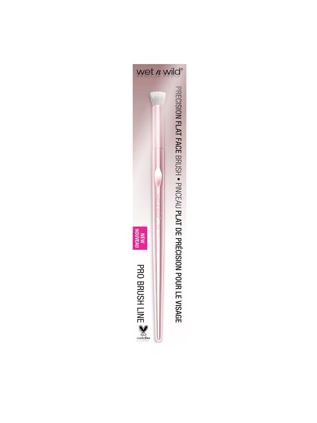 

Wet n Wild Pro Brush Line - Precision Flat Face Brush, Pink