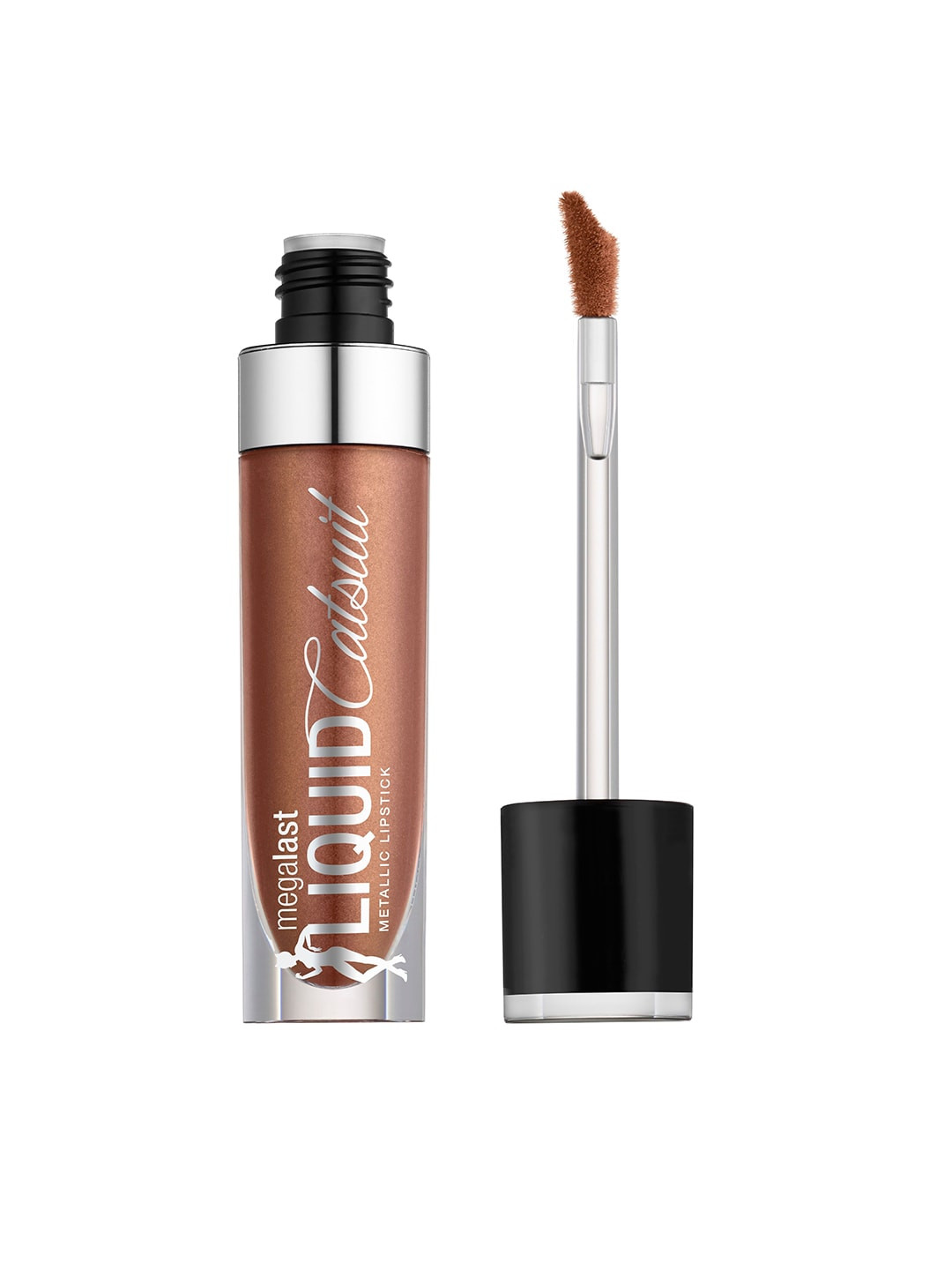 

Wet n Wild Sustainable MegaLast Liquid Catsuit Metallic Lipstick - Satin Sheets 5.7 g, Brown