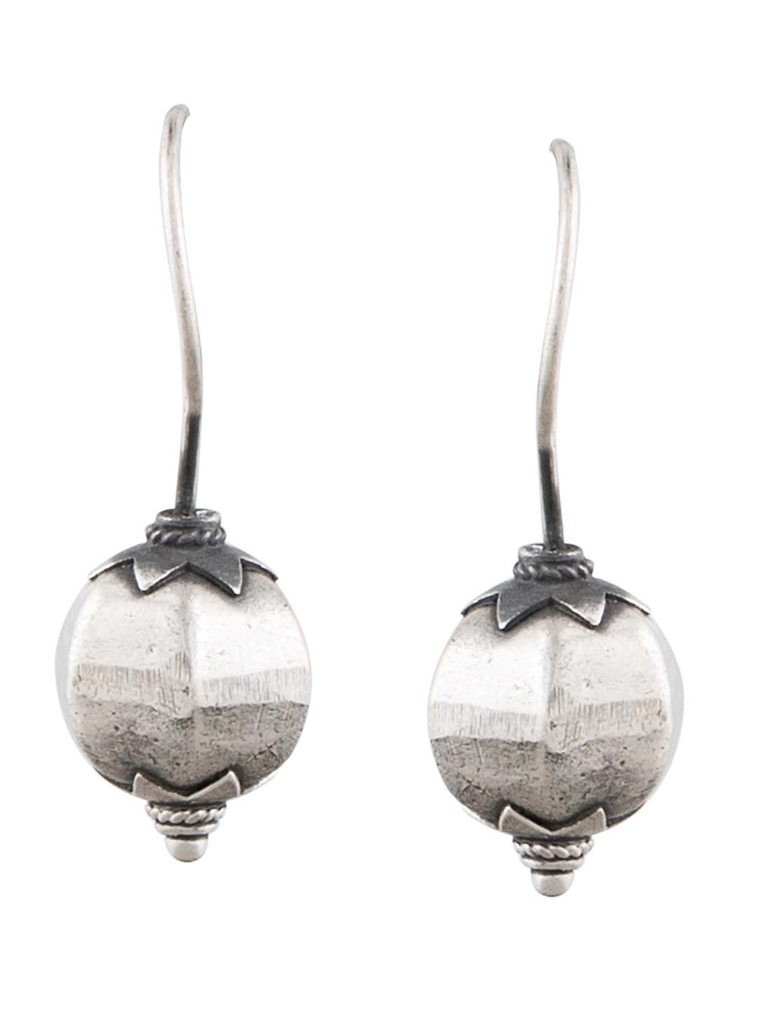 

ahilya Sterling Silver Modern Drop Earrings