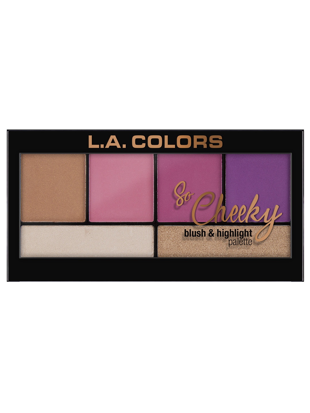 

L.A colors C30463 Sweet and Sassy So Cheeky Blush and Highlight Palette 22 g, Multi