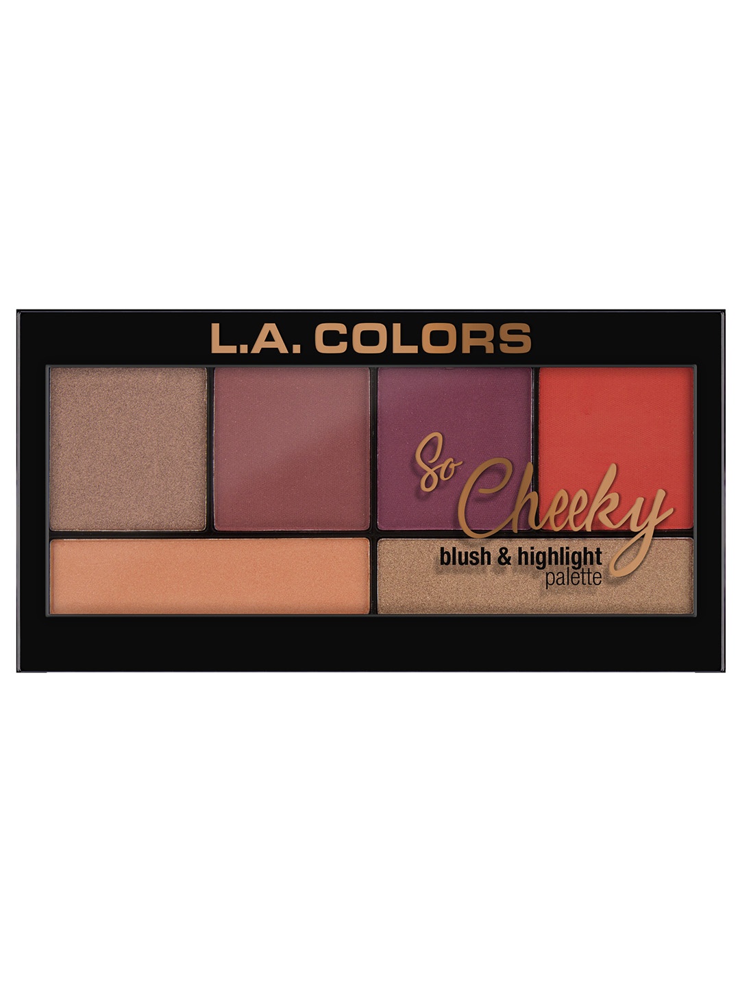 

L.A. Colors So Cheeky Hot And Spicy Blush And Highlight Palette 22gm, Multi