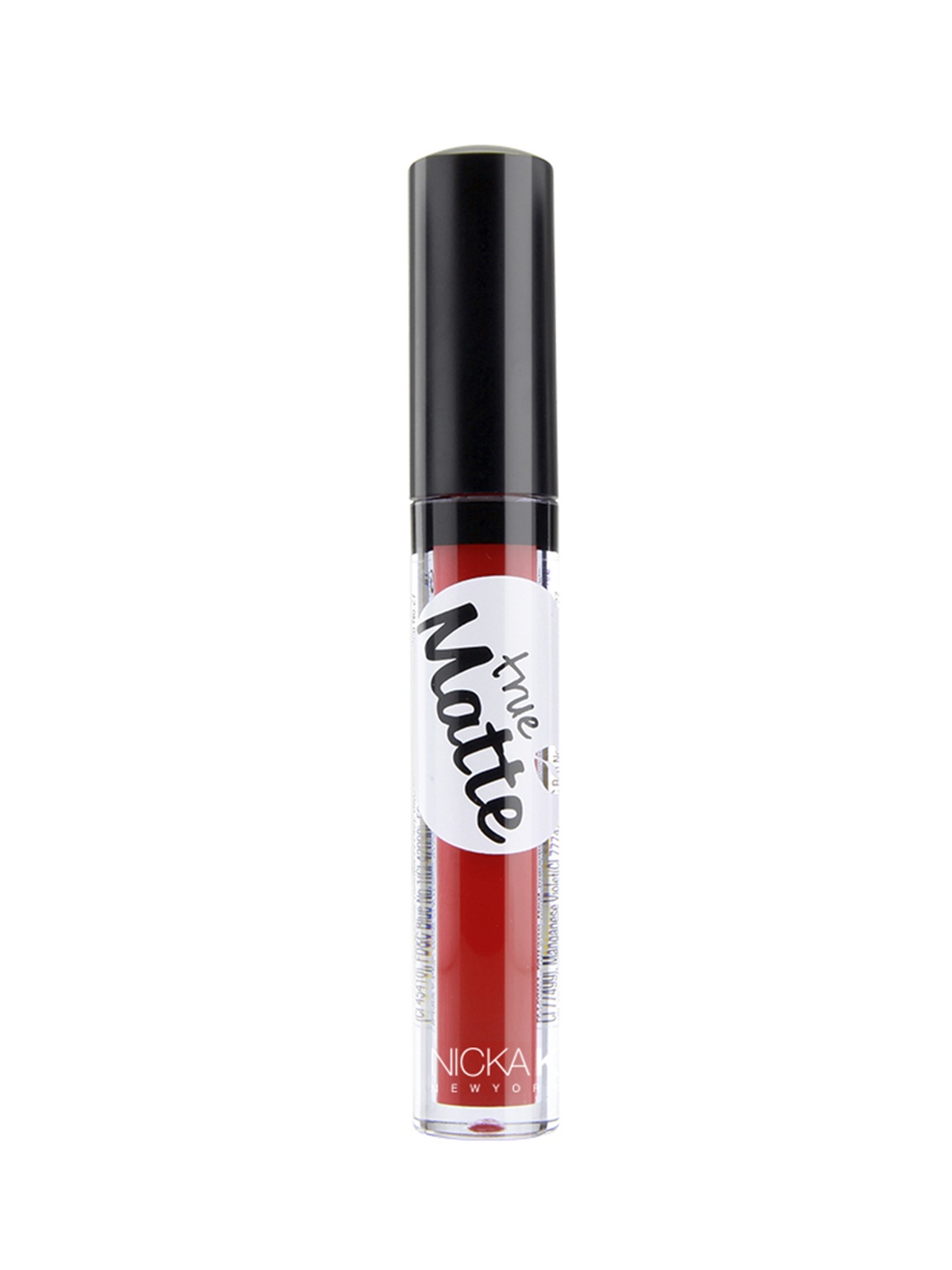 

Nicka K New York Milano Red True Matte Lip Colour NTM01, Coral