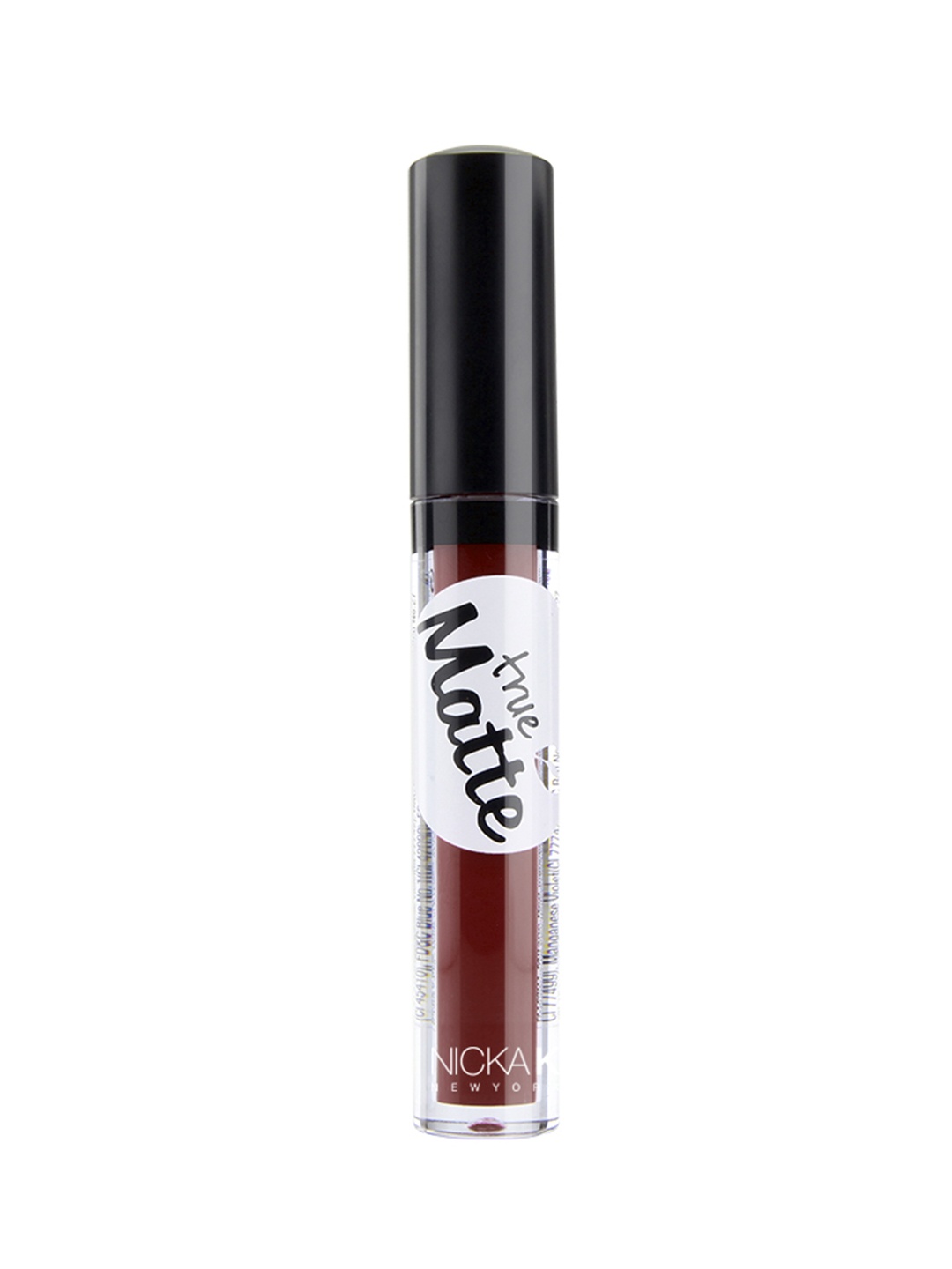 

Nicka K New York Wine Berry True Matte Lip Colour NTM03, Maroon