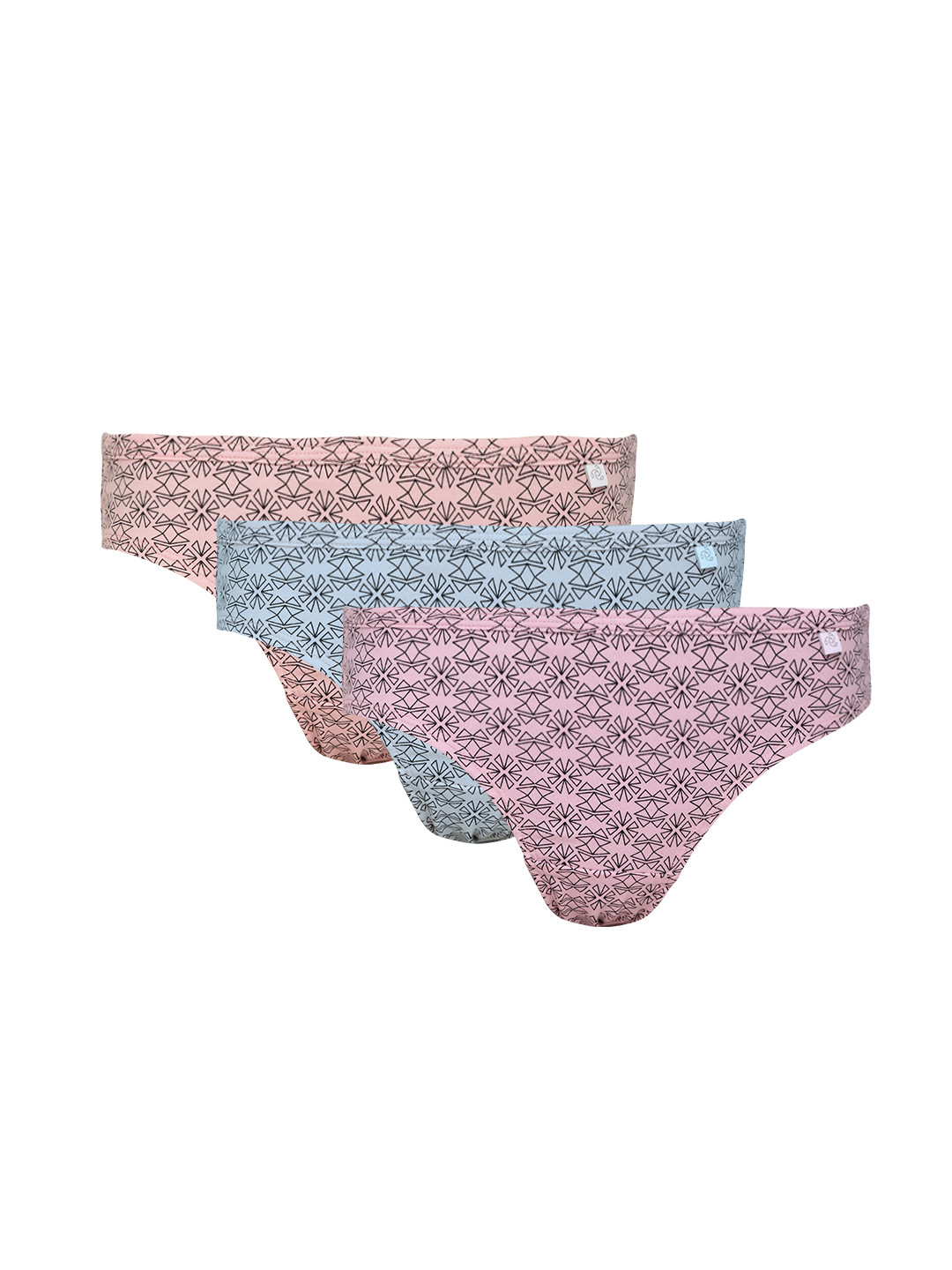

Jockey Women Pack of 3 Printed Bikini Briefs 1410-0310, Purple