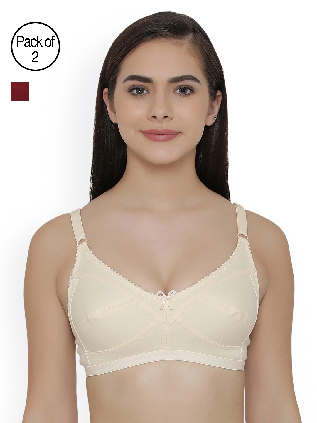 

Clovia Pack Of 2 Bra, Beige