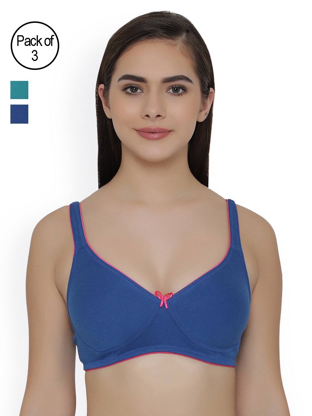 

Clovia Pack Of 2 Bra, Blue