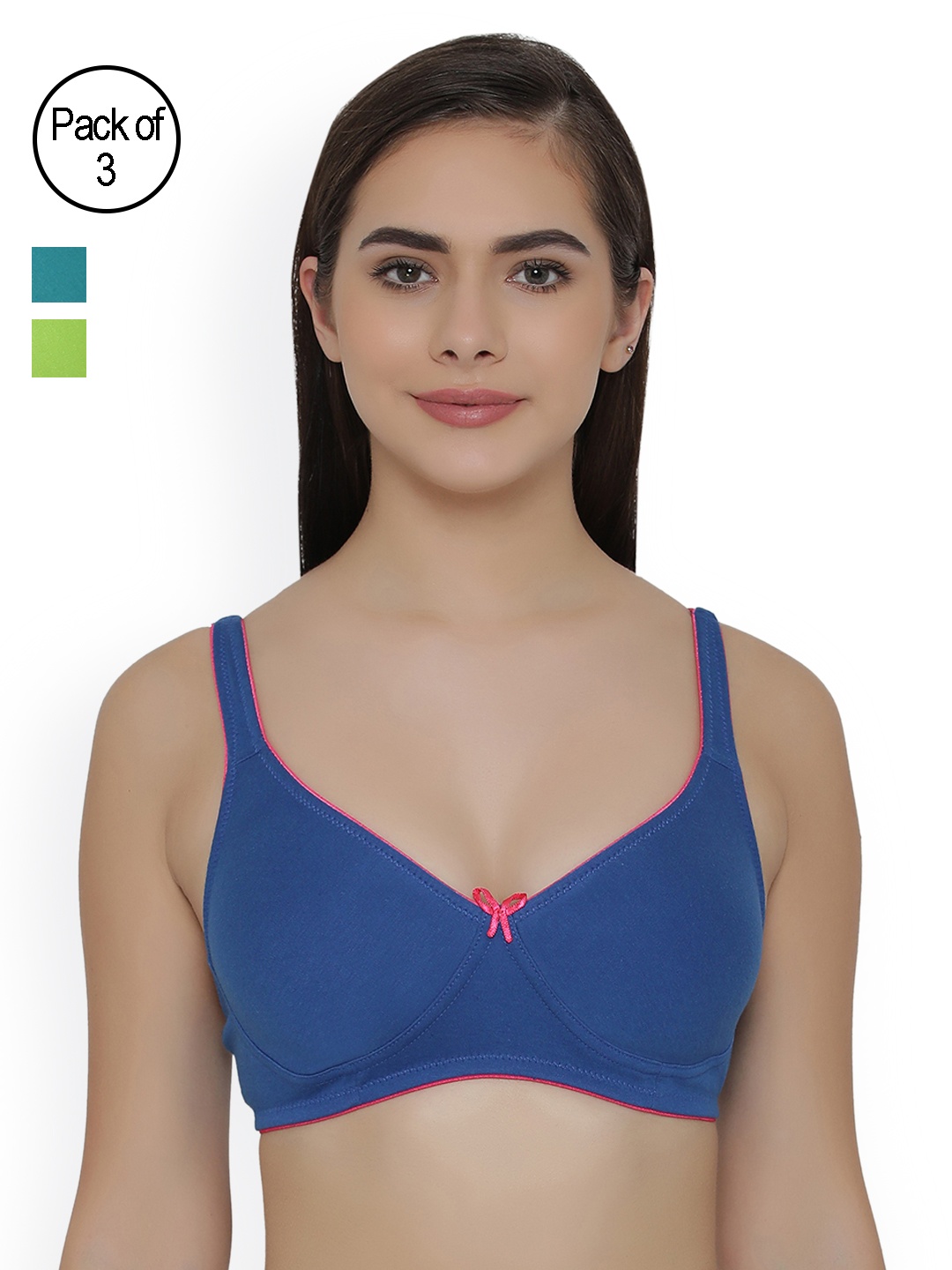 

Clovia Pack Of 2 Bra, Blue