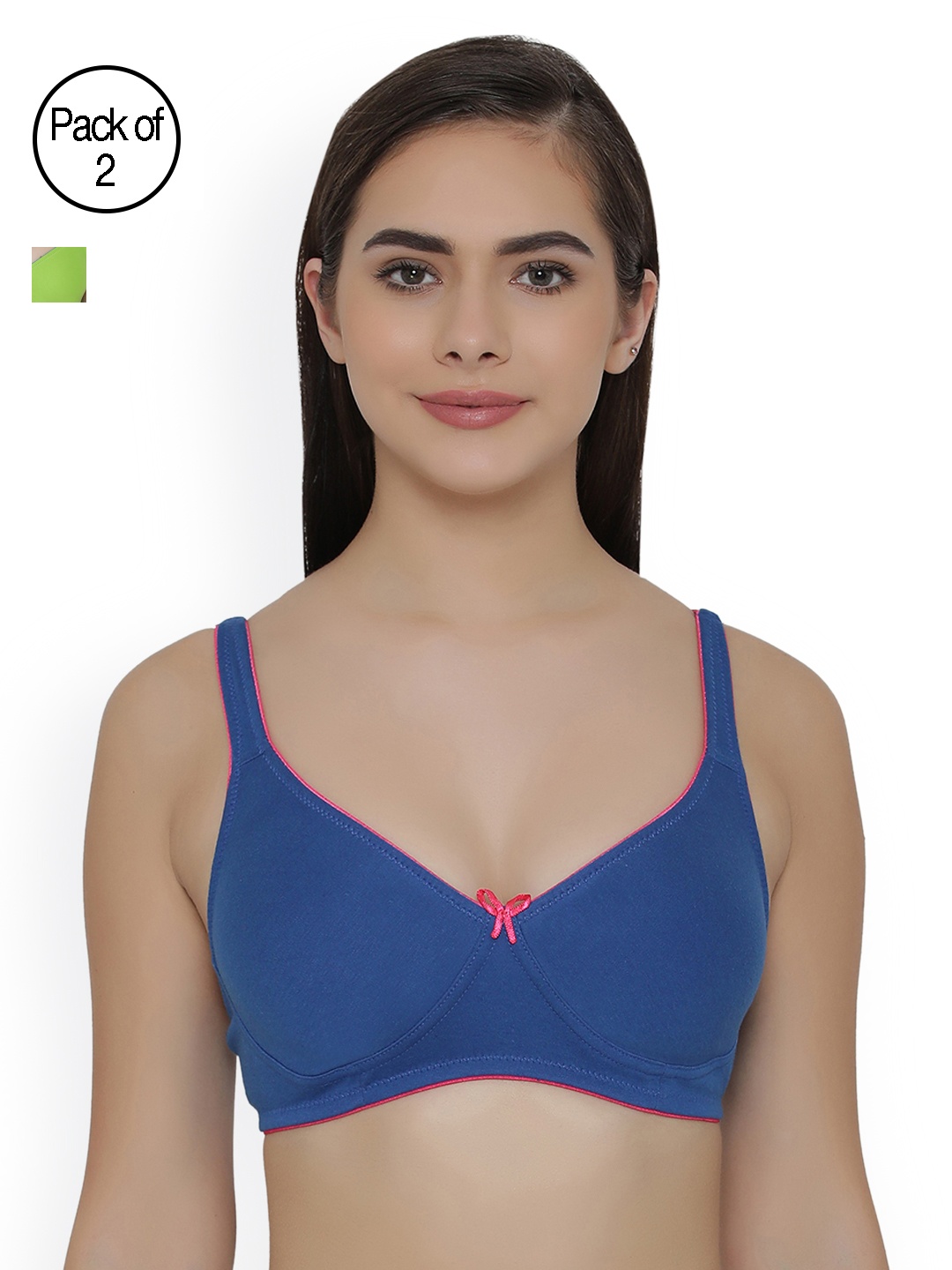 

Clovia Pack Of 2 Bra, Blue