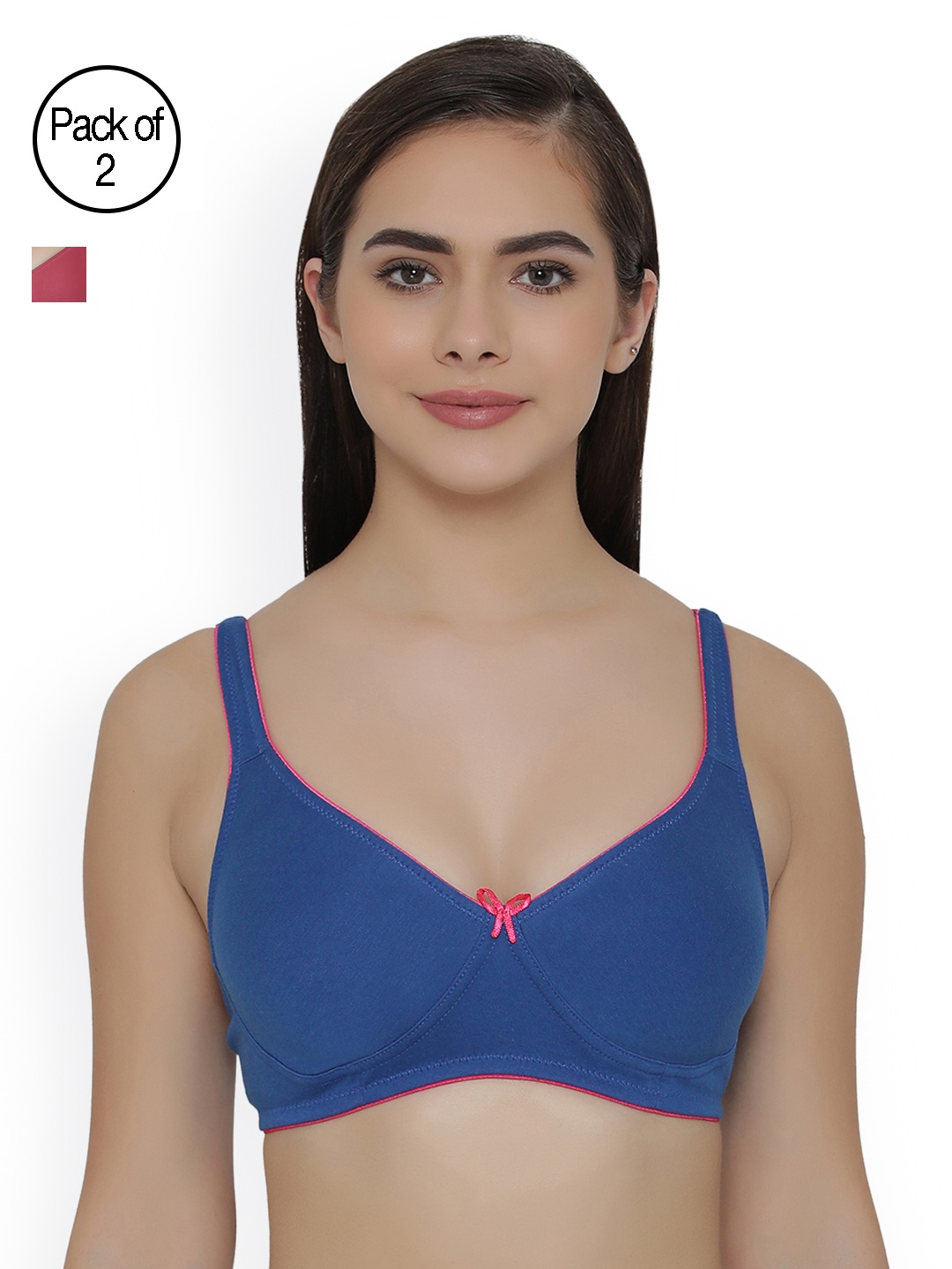 

Clovia Pack Of 2 Bra, Blue