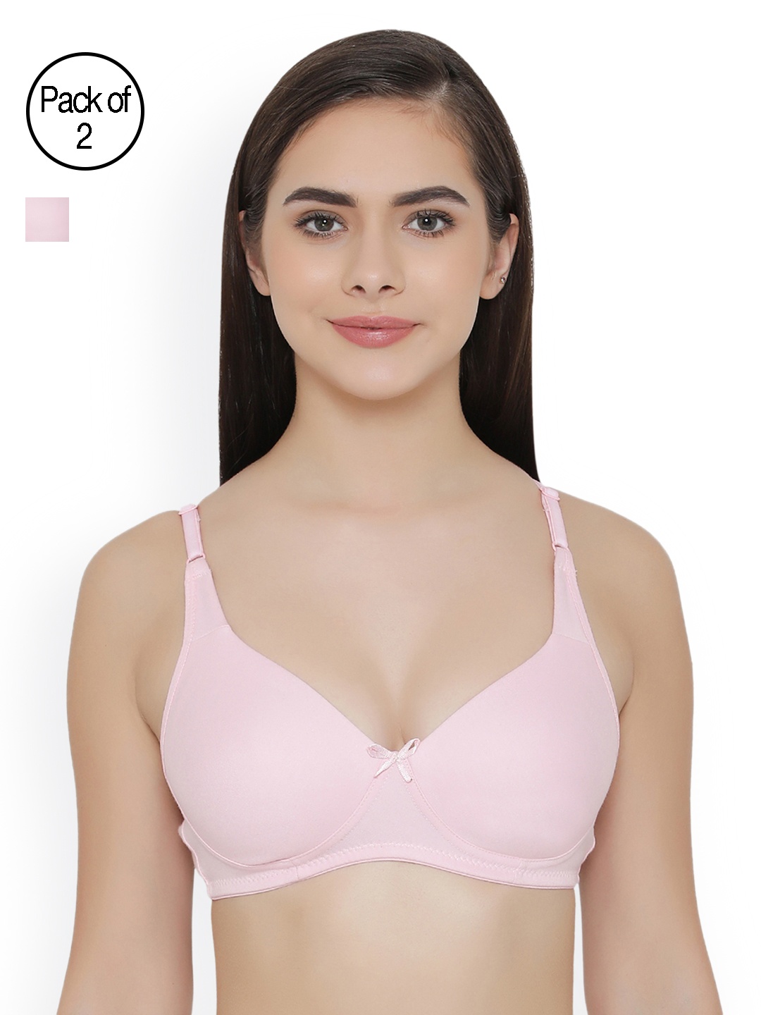 

Clovia Pack Of 2 Bra, Red