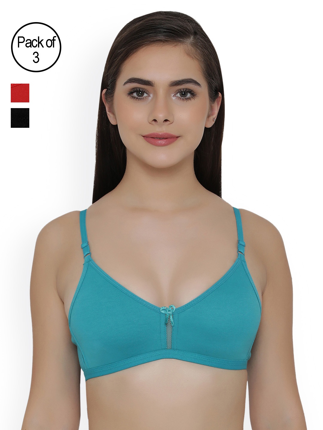 

Clovia Pack Of 2 Bra, Green