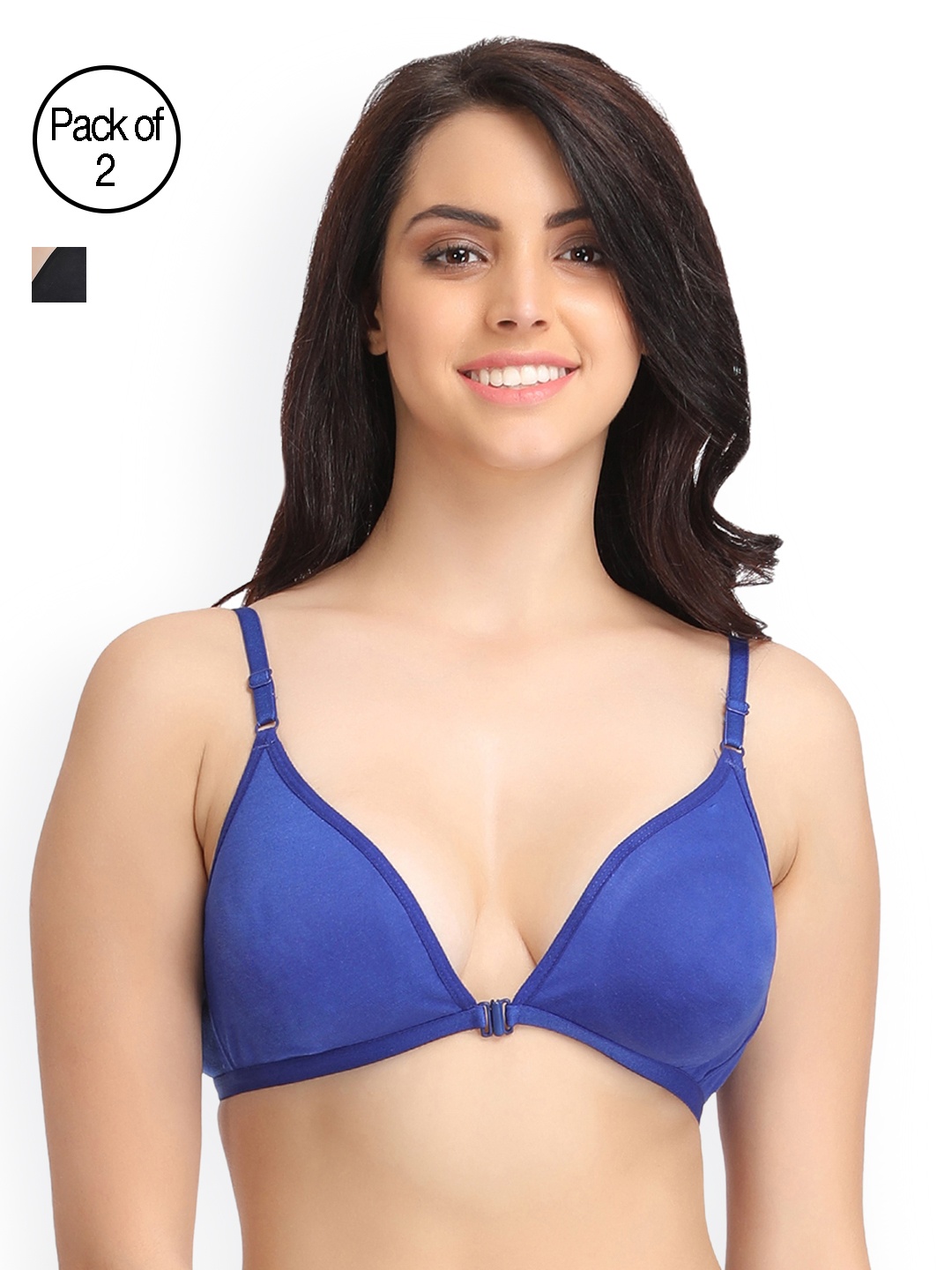 

Clovia Pack Of 2 Bra, Blue