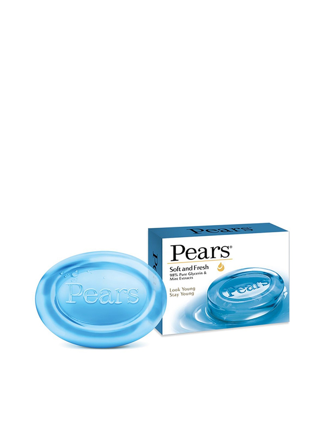 

Pears Soft & Fresh Soap Bar 125 g, Blue