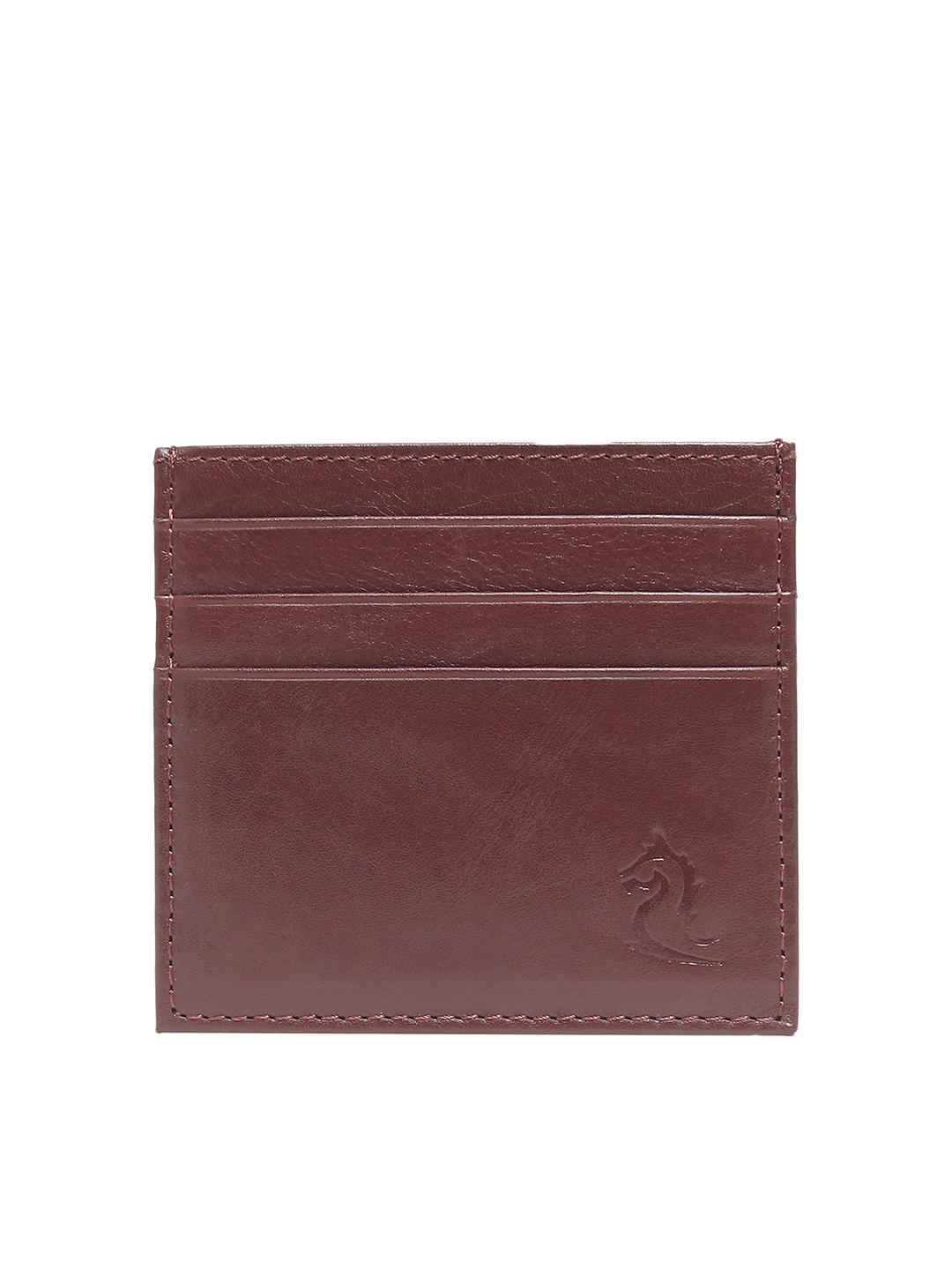 

Kara Unisex Tan Solid Leather Card Holder