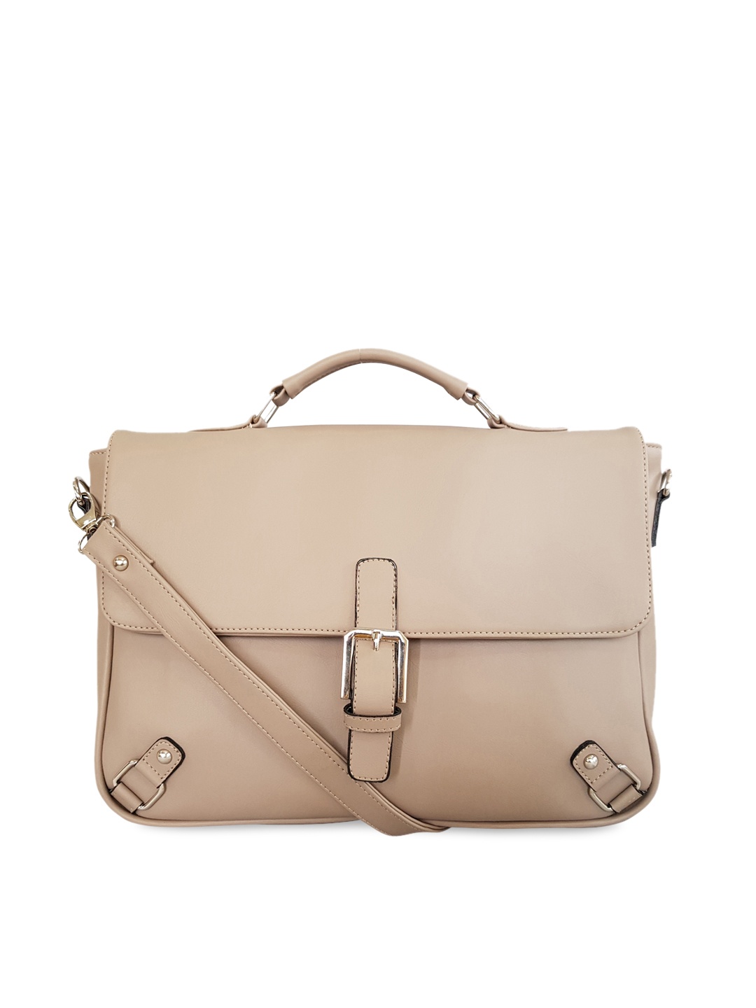 

Toteteca Women Beige Solid Sling Bag