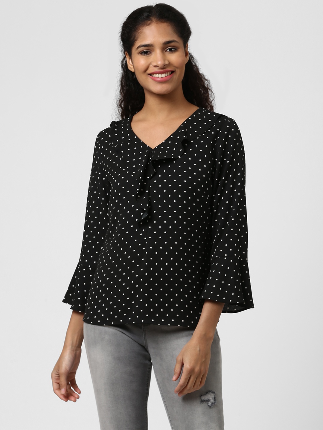 

Harpa Women Black Printed Top