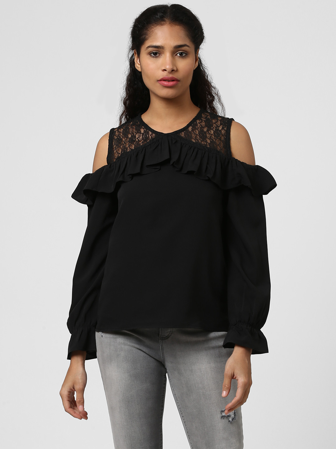 

Harpa Women Black Solid Top