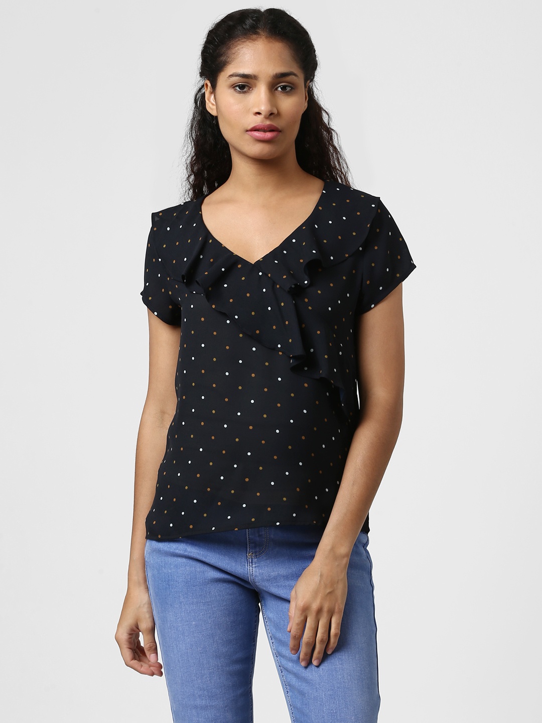 

Harpa Women Black Printed Top
