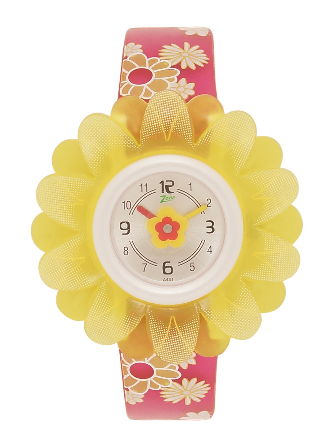 

ZOOP from TITAN Kids Cream-Coloured & Yellow Analogue Watch NKC4005PP03