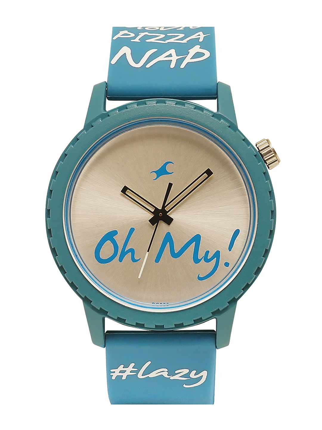 

Fastrack Unisex Beige & Blue Analogue Watch
