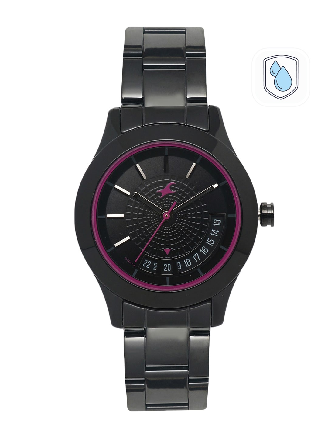 

Fastrack All Nighters Unisex Black Analogue watch NL6165NM01