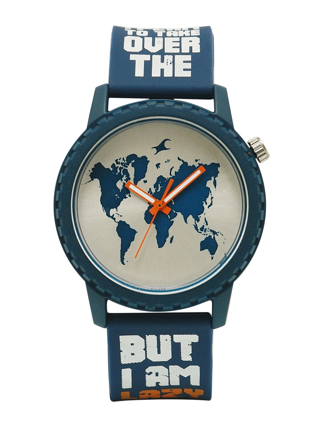 

Fastrack Unisex Beige & Blue Analogue Watch