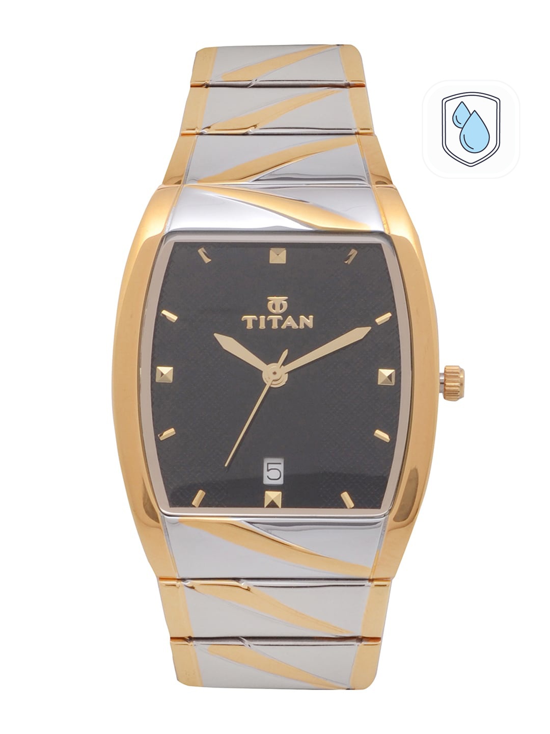 

Titan Men Black Analogue Watch NK9315BM02
