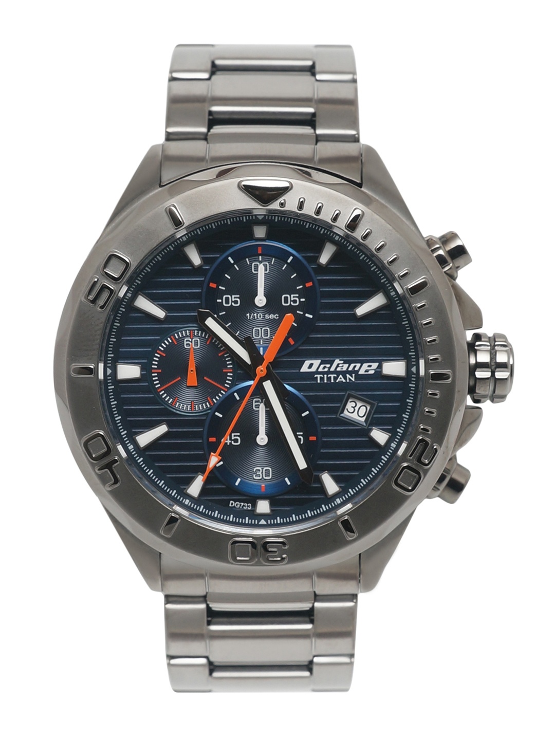 

Titan Men Navy Blue & Grey Analogue Watch