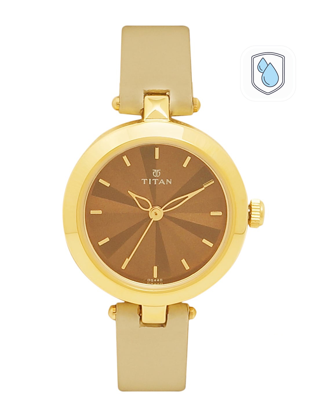 

Titan Karishma Upgrades Women Brown Analogue watch NL2574YL01