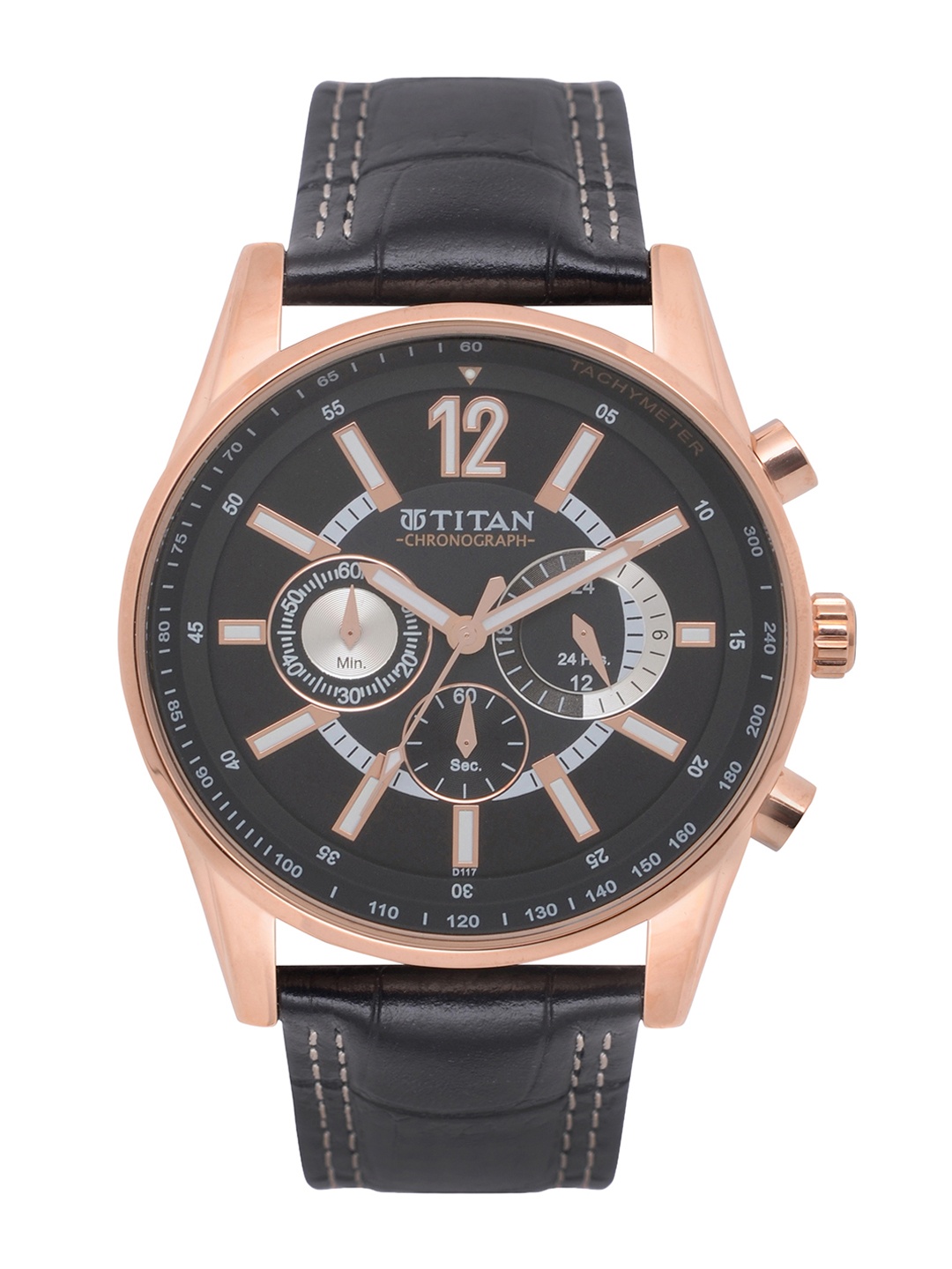 

Titan Octane Men Black Analogue watch NL9322WL02