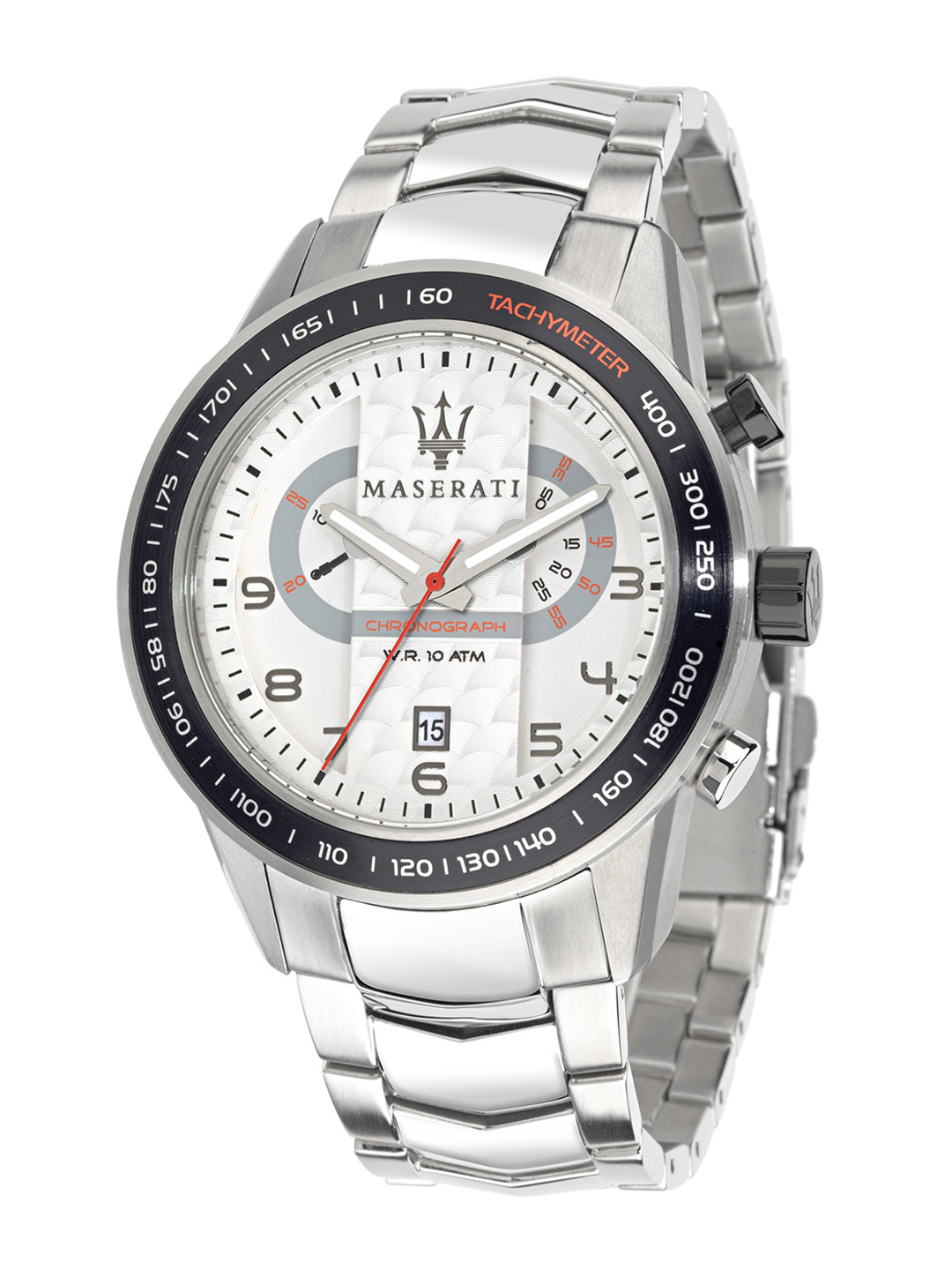 

Maserati Men White Analogue Watch