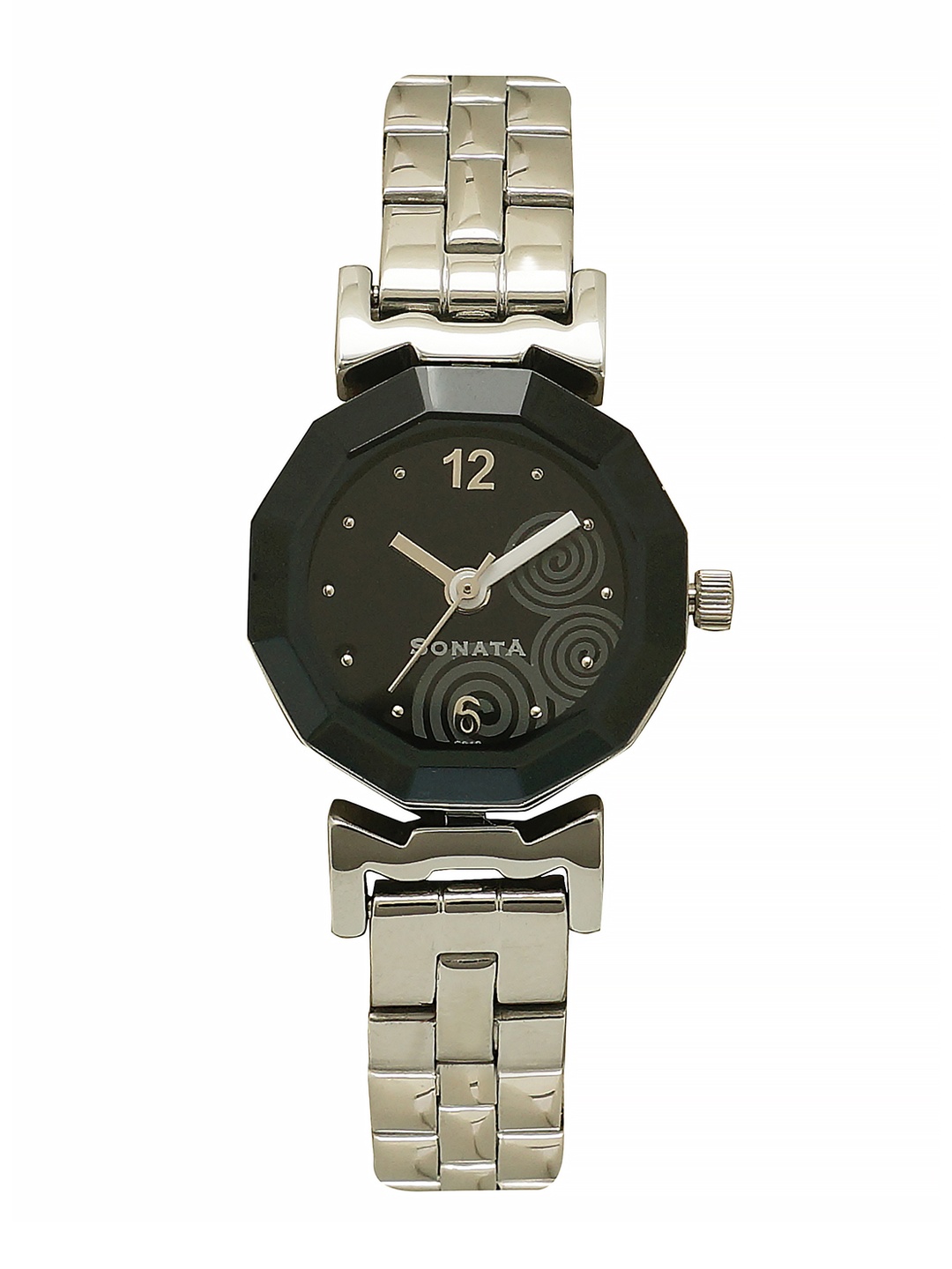 

Sonata Women Black Analogue Watch NJ8943SM01C