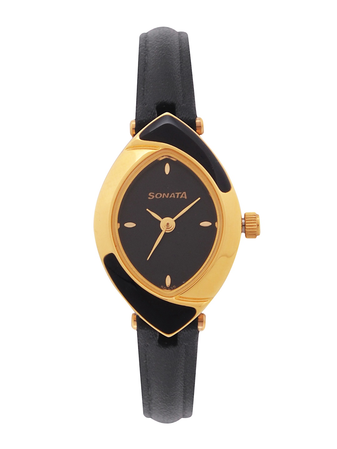 

Sonata Women Black Analogue Watch NJ8069YL01C