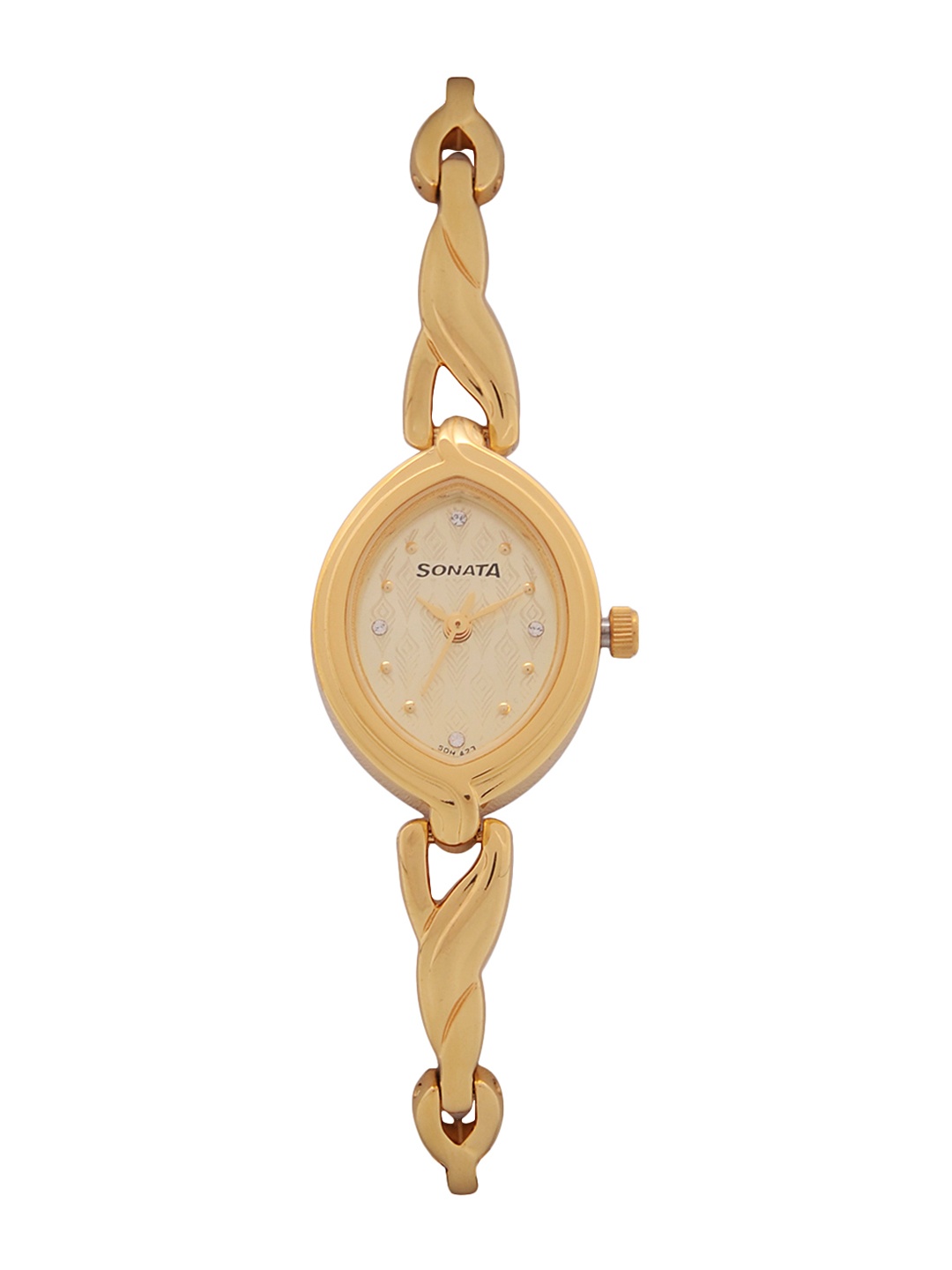 

Sonata Pankh Women Gold Analogue watch NL8109YM03