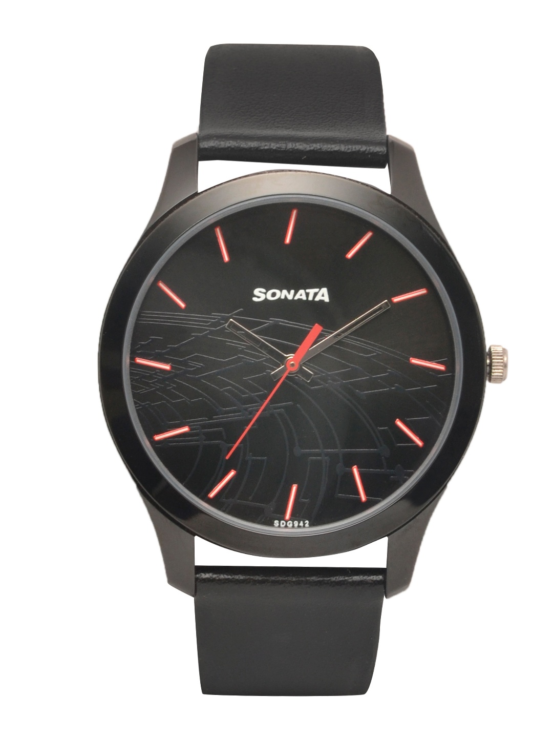 

Sonata NXT Men Black Analogue watch 77063NL01