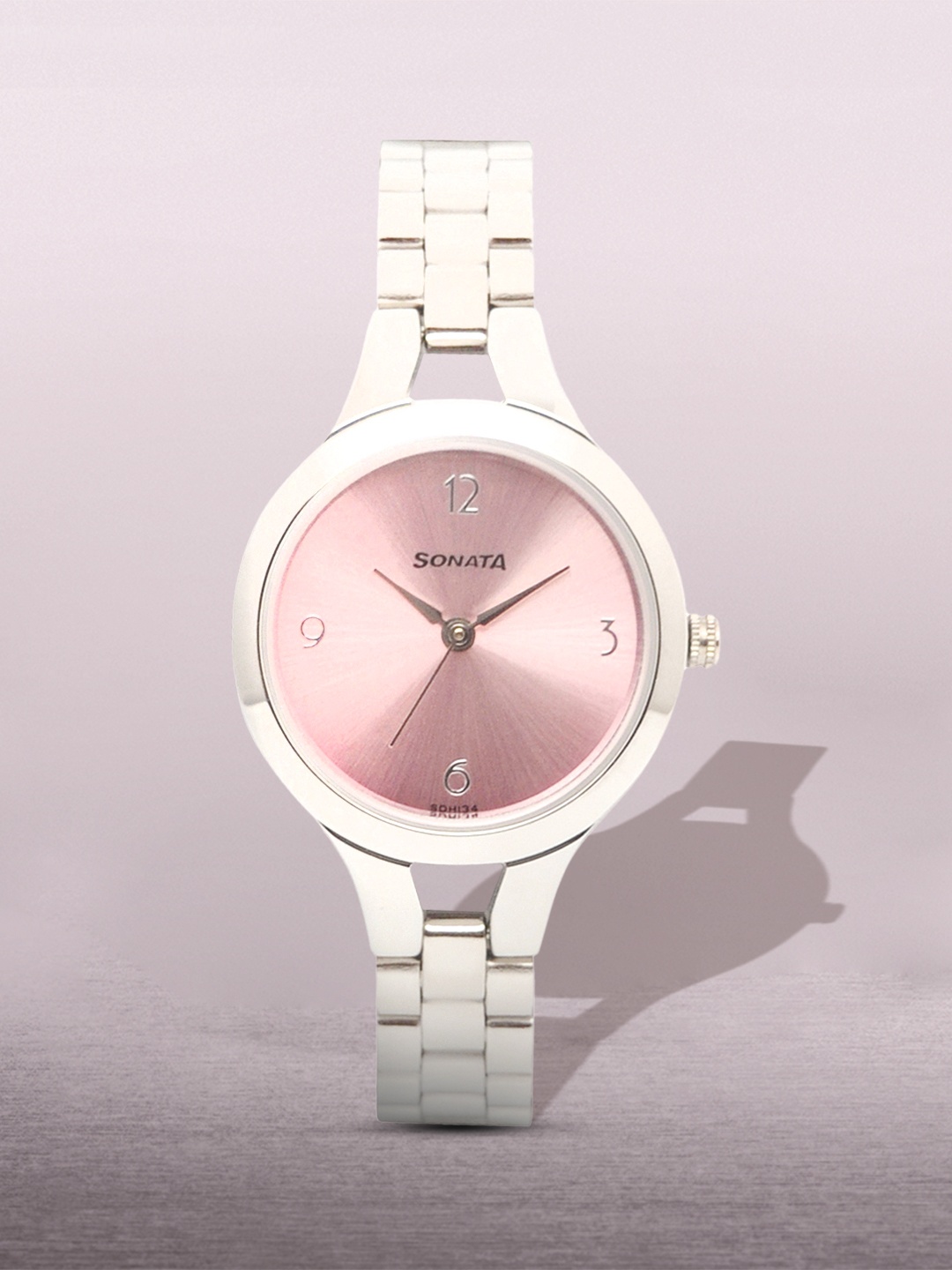 

Sonata Steel Daisies Women Pink Analogue watch NL8151SM03