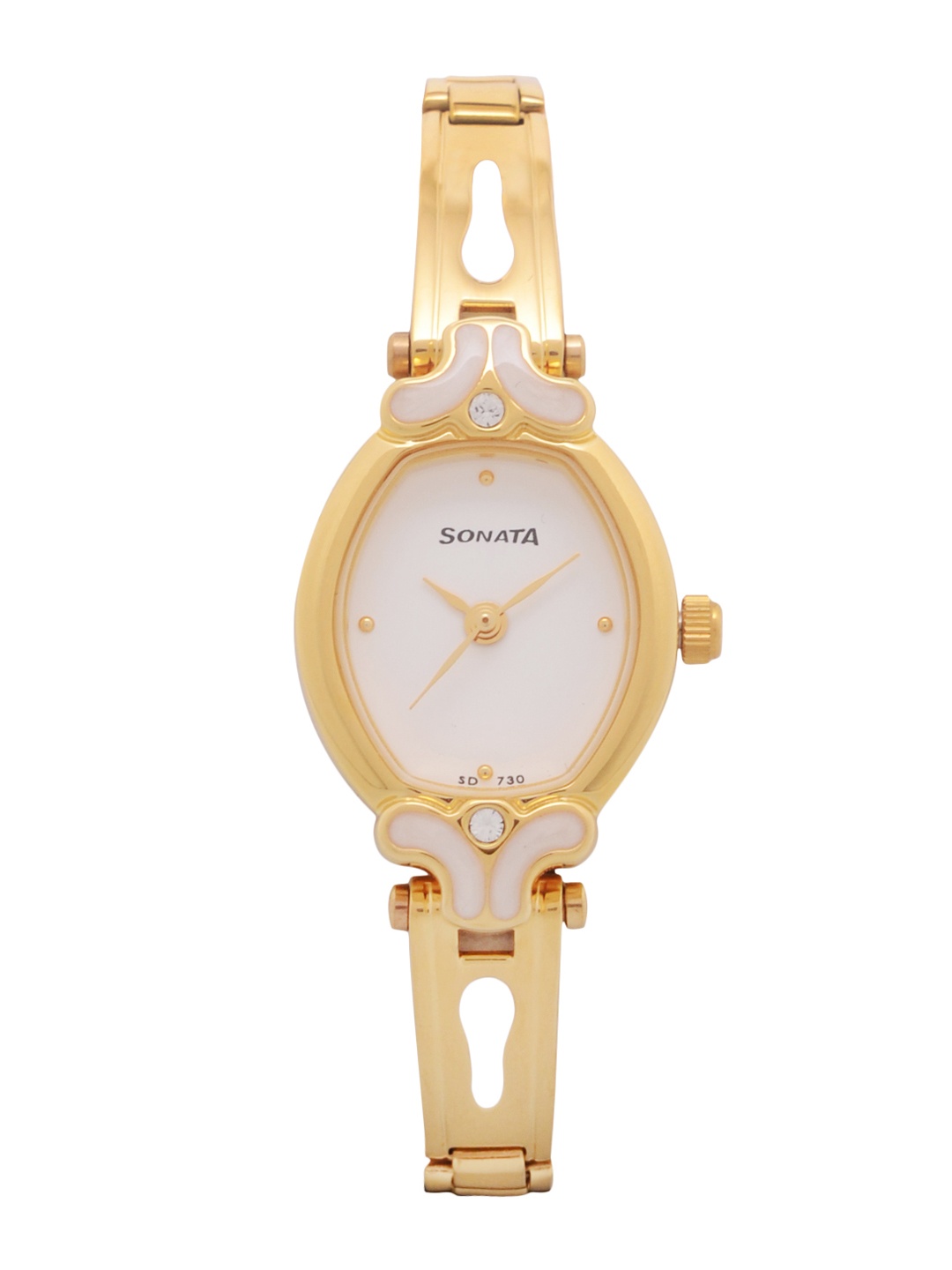 

Sonata Women White Analogue Watch NK8068YM03