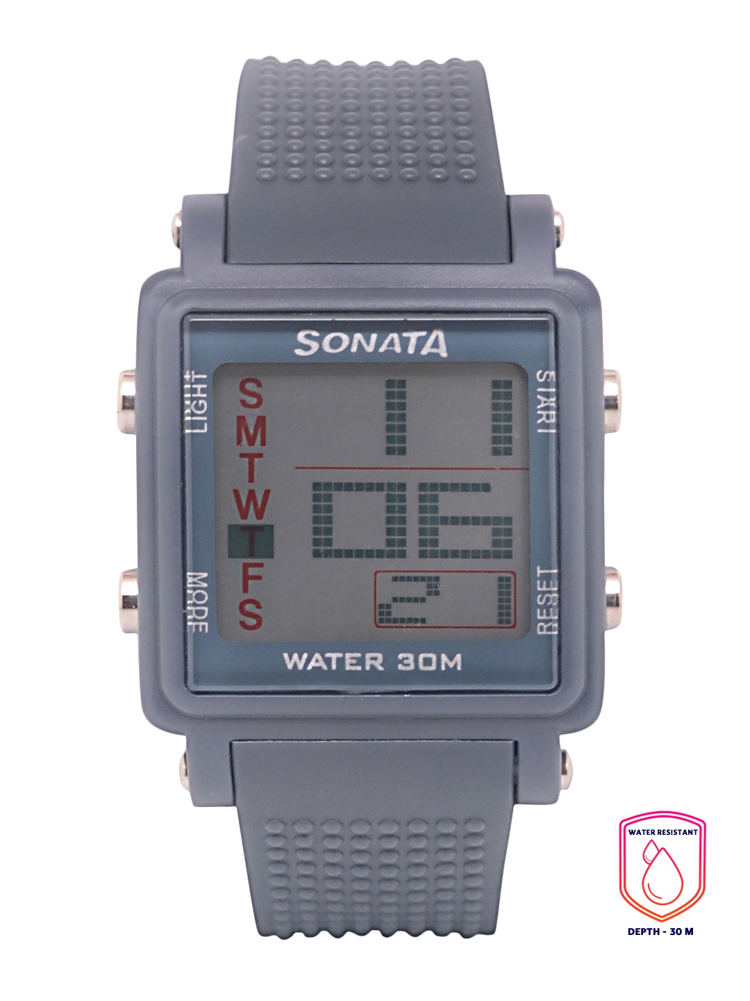 

Sonata Men Grey Digital Watch NH77043PP02