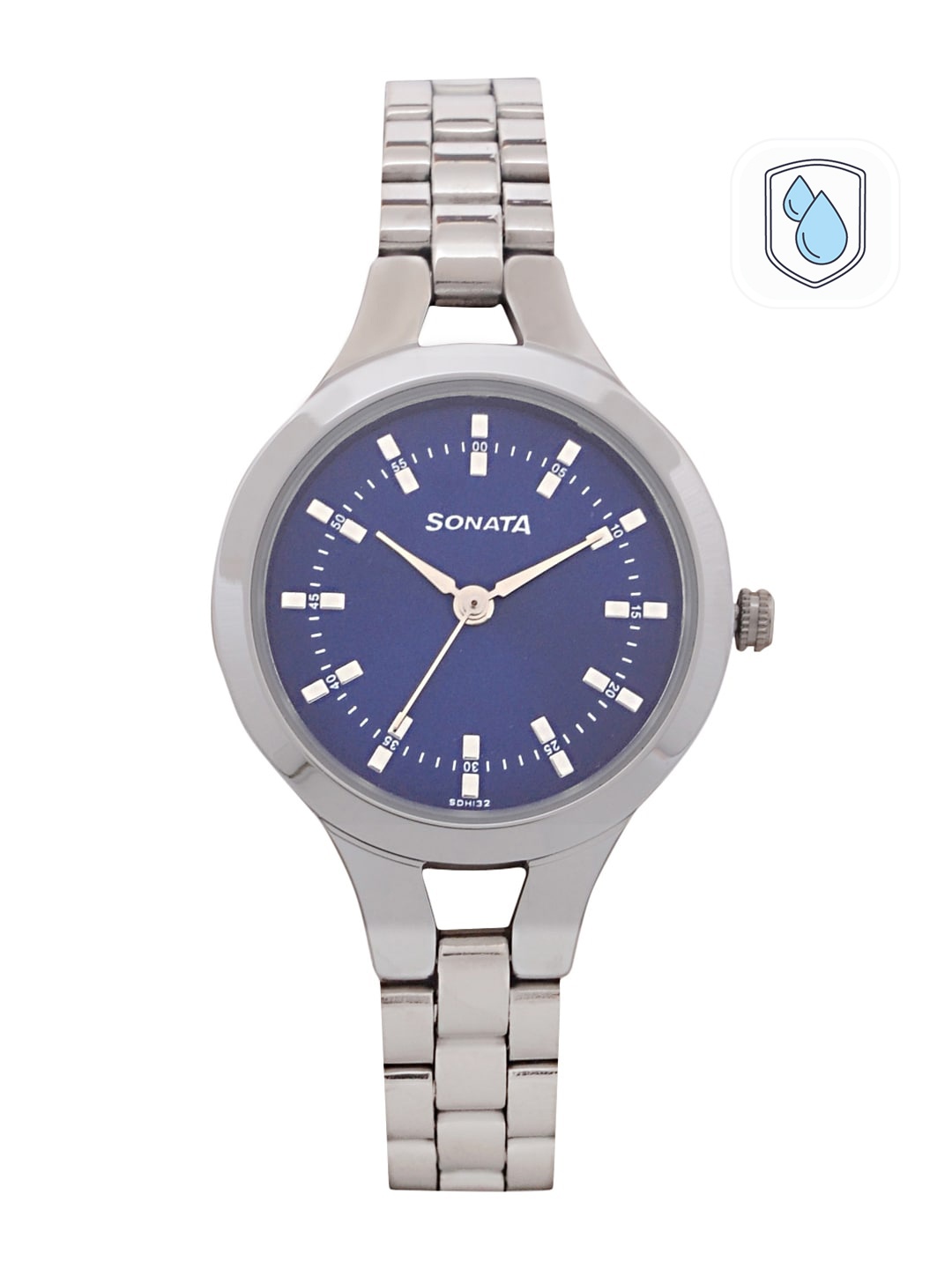 

Sonata Steel Daisies Women Blue Analogue watch NL8151SM04