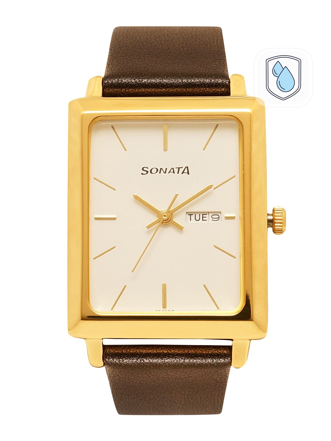 

Sonata Men White Analogue Watch NK7078YL03