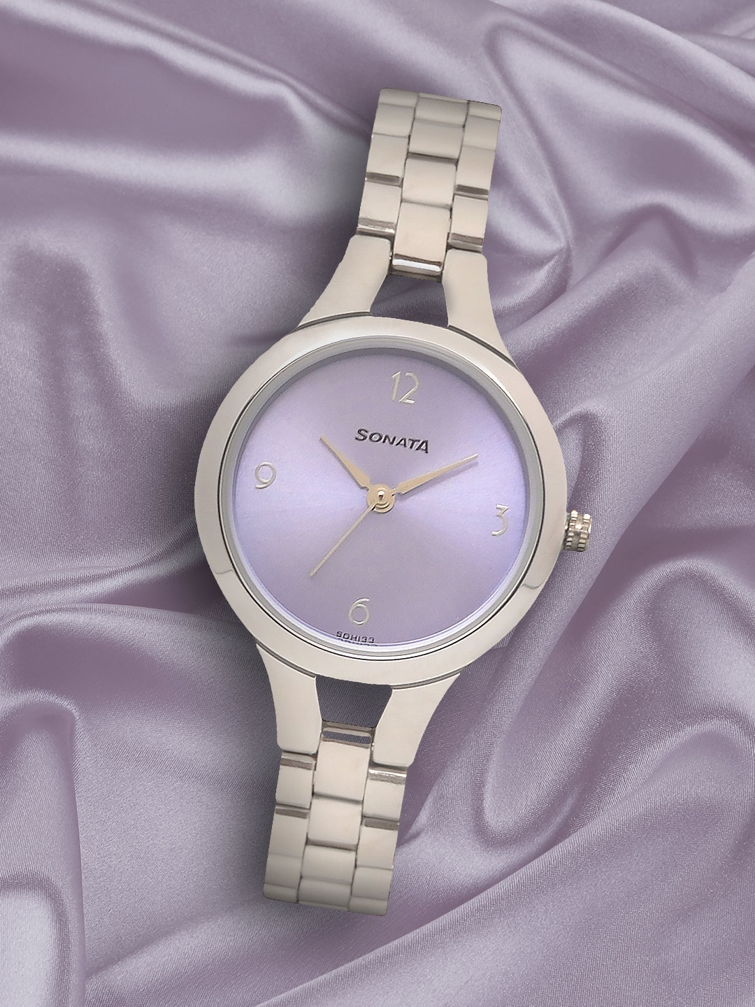 

Sonata Steel Daisies Women Purple Analogue watch NL8151SM02