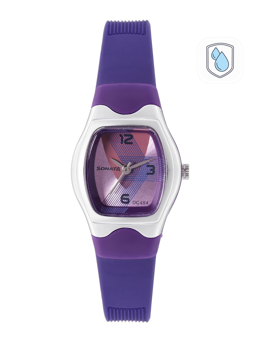 

Sonata Women Purple Printed Economic Analogue Watch NJ8989PP01C