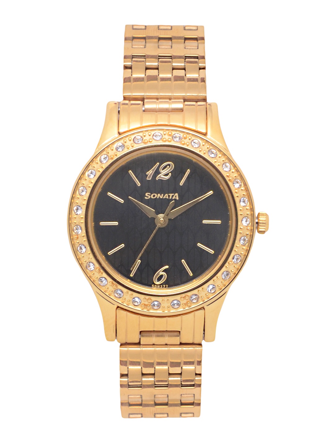 

Sonata Stardust Women Black Analogue watch 8123YM02