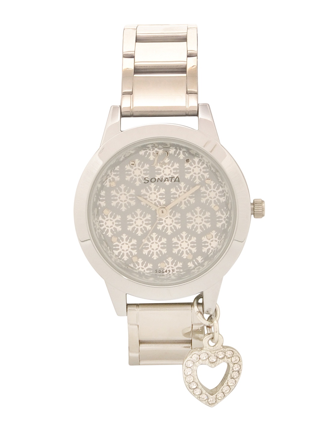 

Sonata Charmed Women Silver Analogue watch NL87019SM02