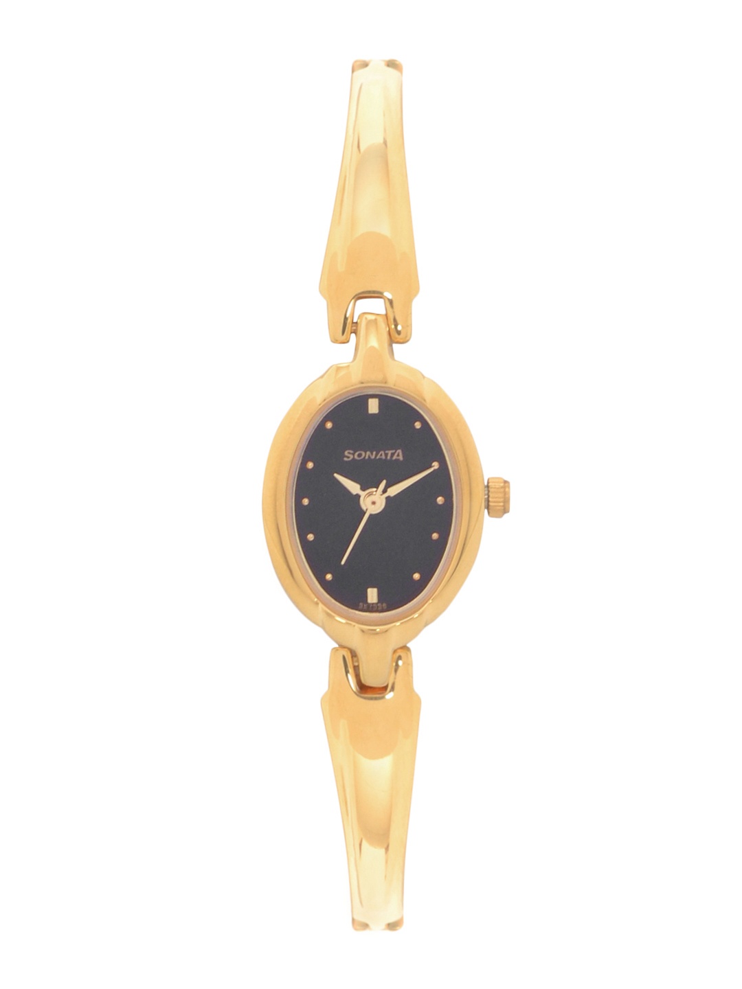 

Sonata Women Gold-Toned & Black Analogue Watch