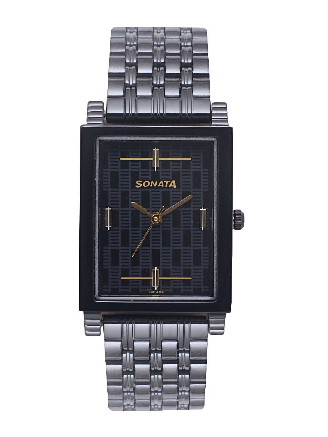 

Sonata Men Black Analogue Watch NK7058NM01