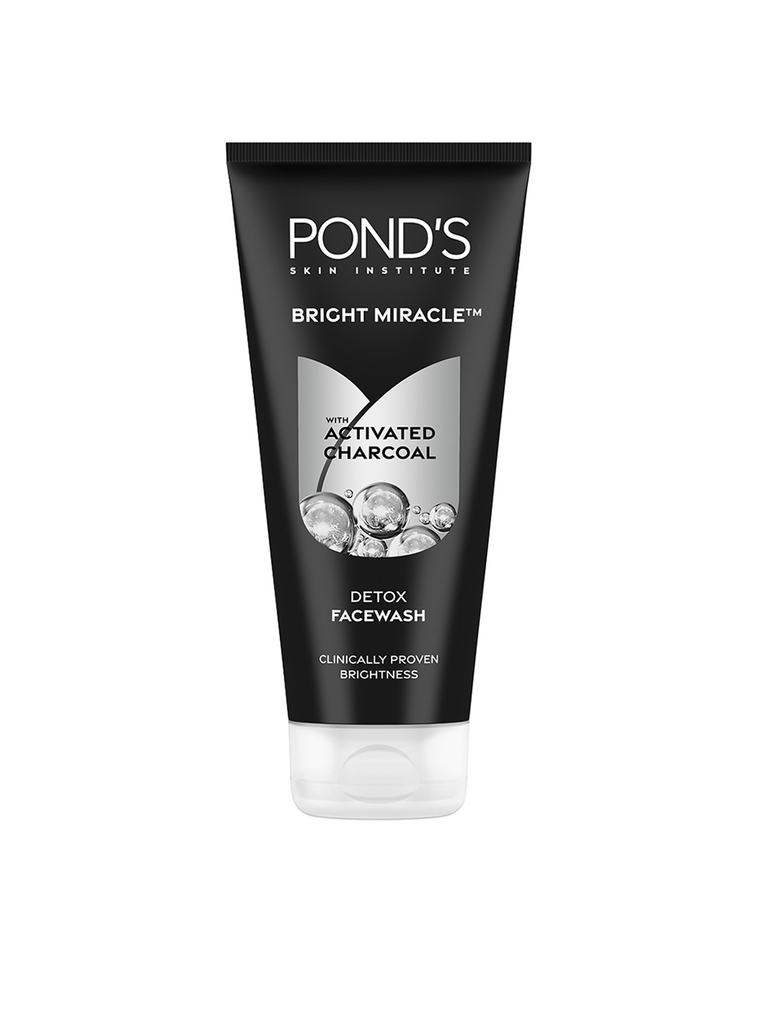 Ponds Bright Miracle Detox Facewash with 10X Power of Charcoal, 200gm