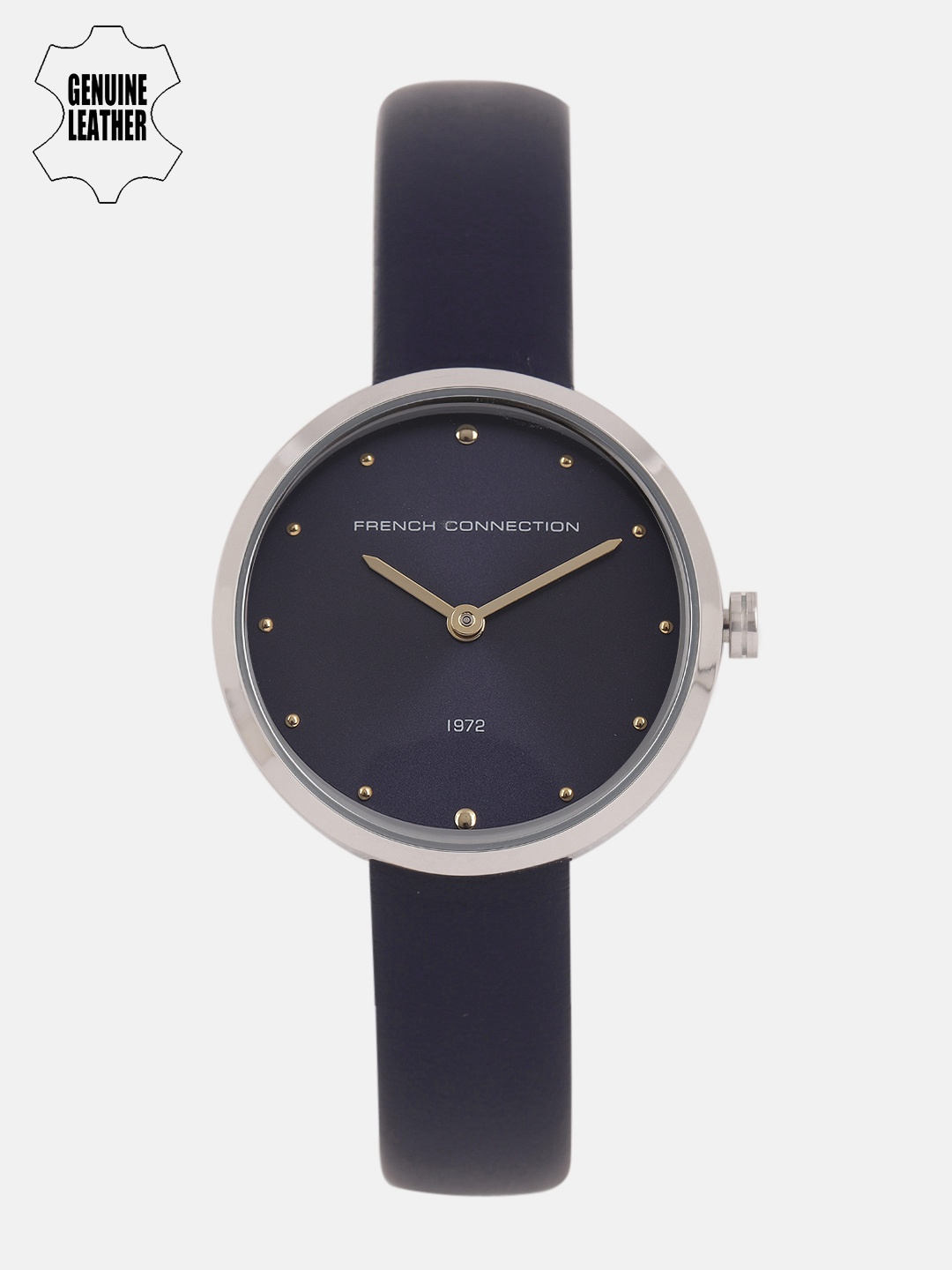 

French Connection Women Navy Blue Analogue Watch FC1299U