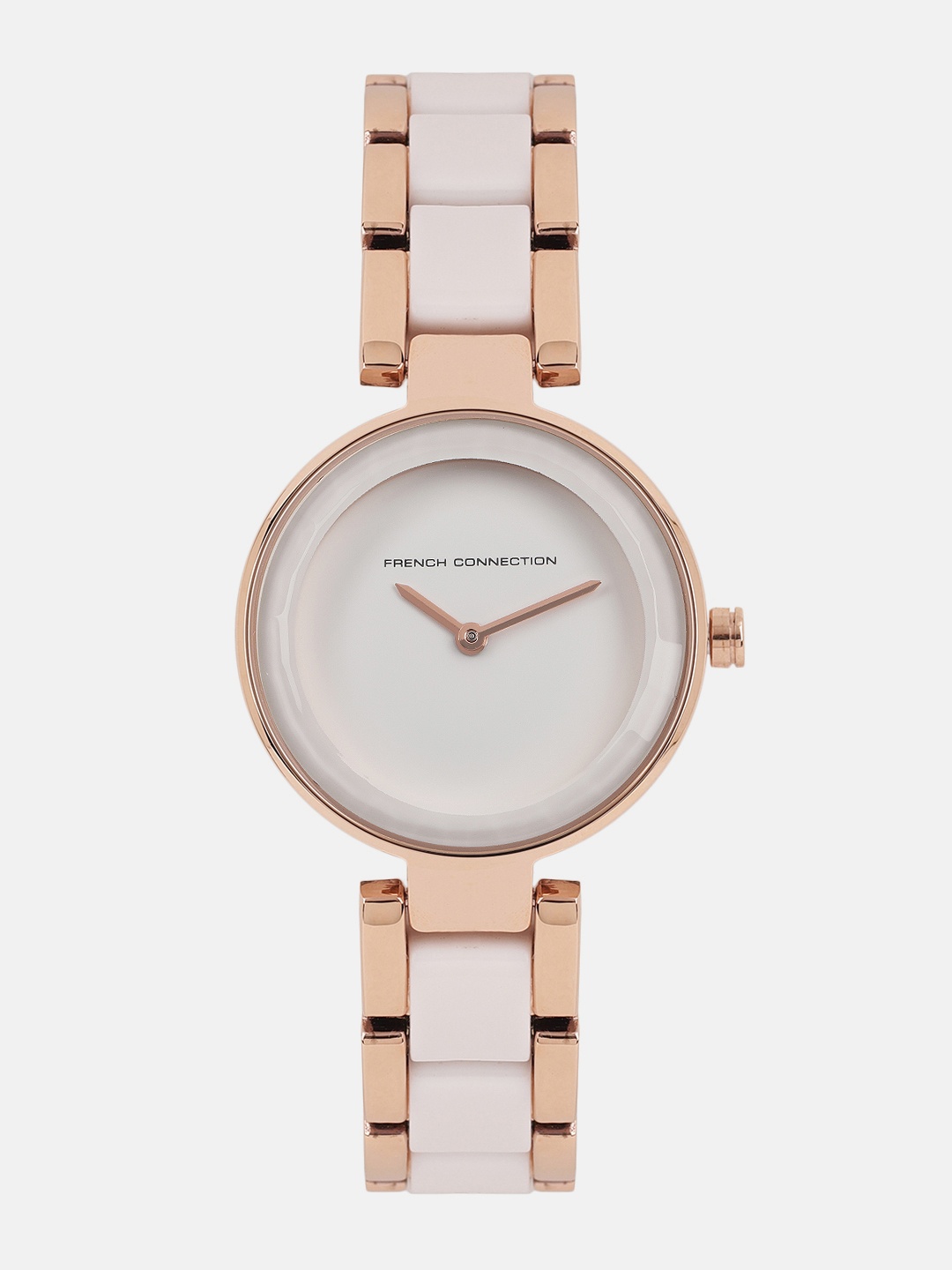 

French Connection Women White Analogue Watch FC1303WRGM
